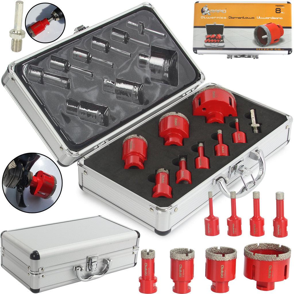 Trusa profesionala freze diamantate carbura tungsten 6 - 68 mm - Bjc tools Imagine principală a produsului