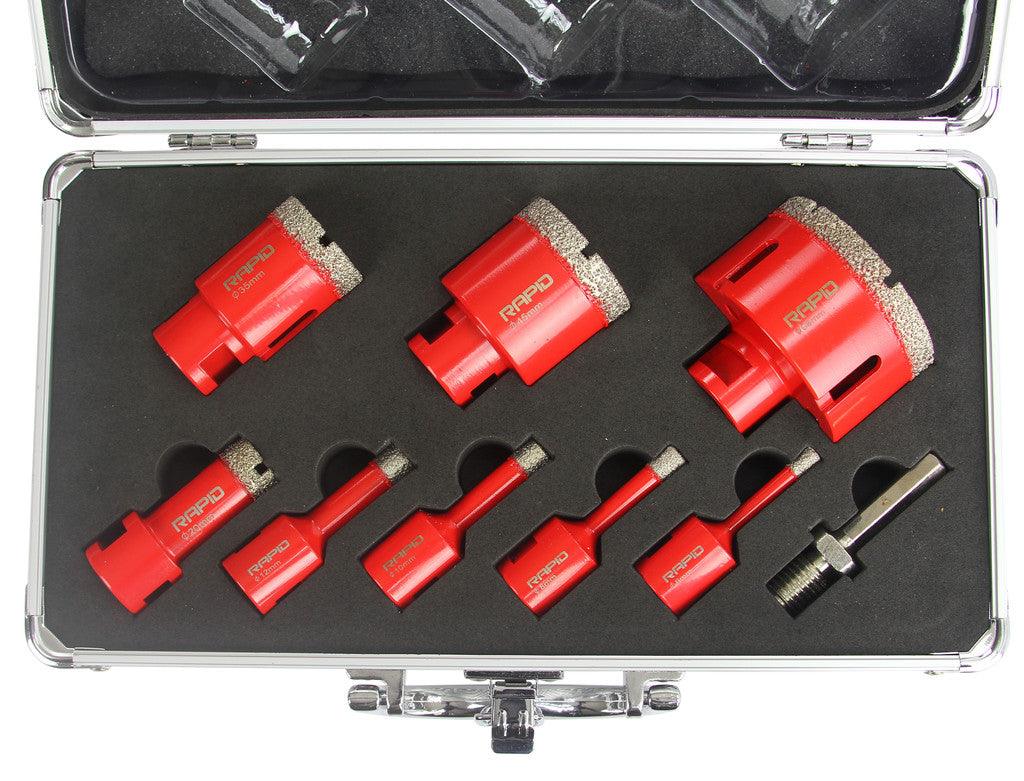 Trusa profesionala freze diamantate carbura tungsten 6 - 68 mm - Bjc tools