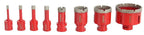 Trusa profesionala freze diamantate carbura tungsten 6 - 68 mm - Bjc tools