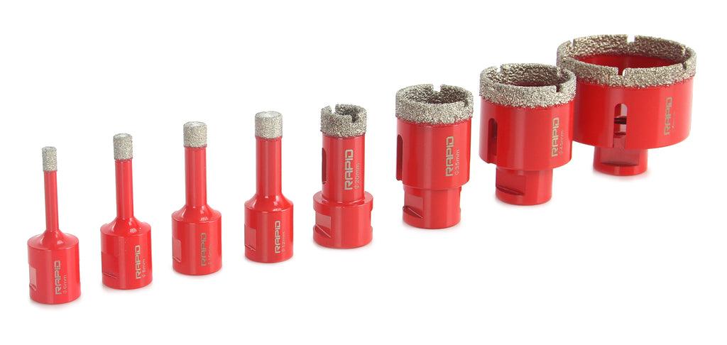 Trusa profesionala freze diamantate carbura tungsten 6 - 68 mm - Bjc tools