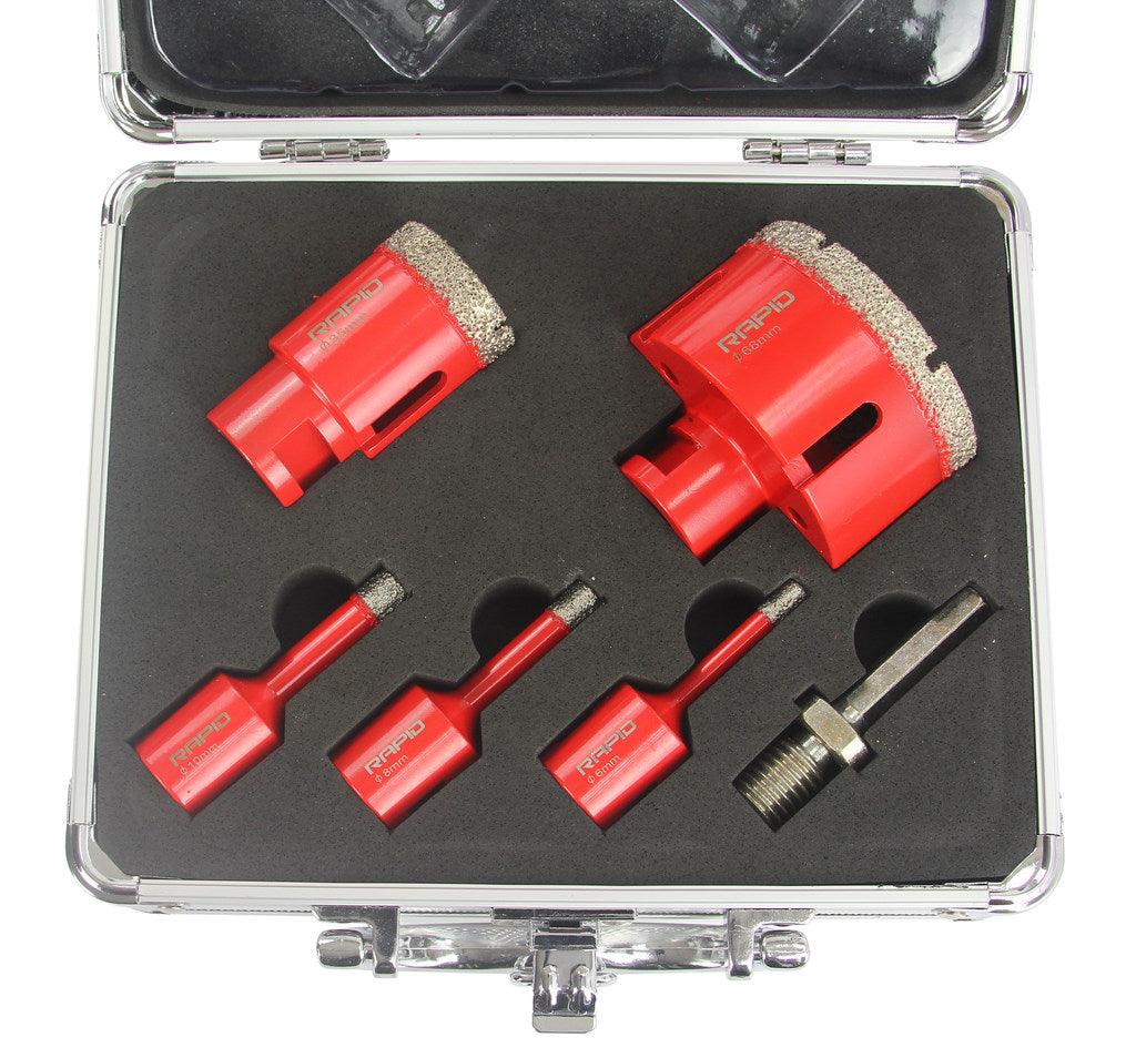 Set freze diamantate carbura tunsten 6 8 10 35 68 mm - Bjc tools