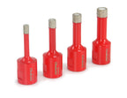 Set freze diamantate carbura tunsten 6 8 10 12 mm Long-Life Rapid - Bjc tools