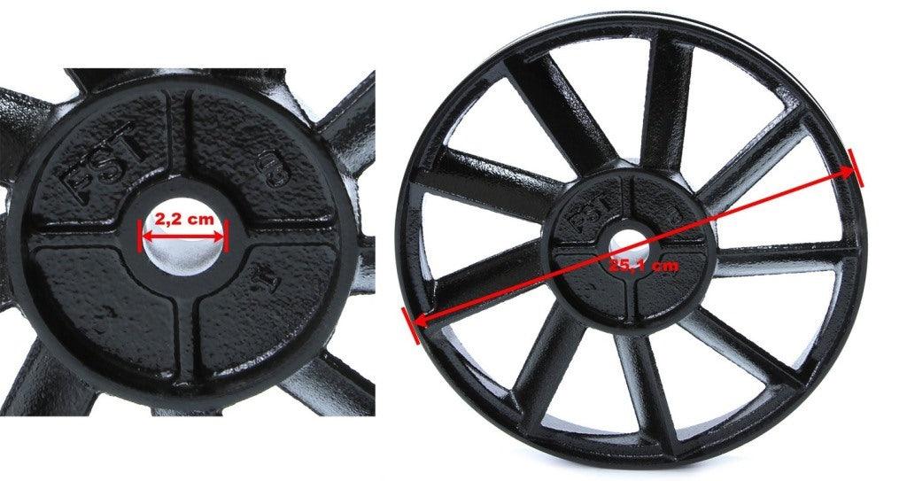 Fulie pompe compresor aer comprimat 25cm - Bjc tools