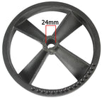 Fulie pompe compresor aer comprimat 27 cm 2.4X1.3MM - Bjc tools
