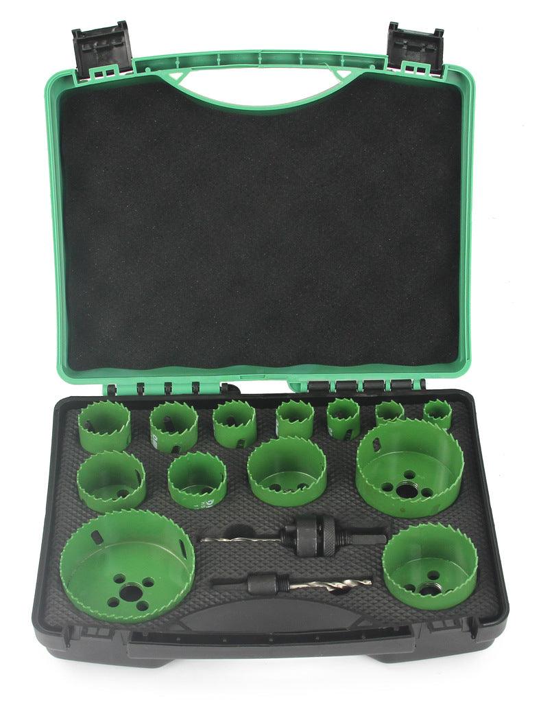 Set trusa carote bimetal Hss 16 piese 19-82mm - Bjc tools