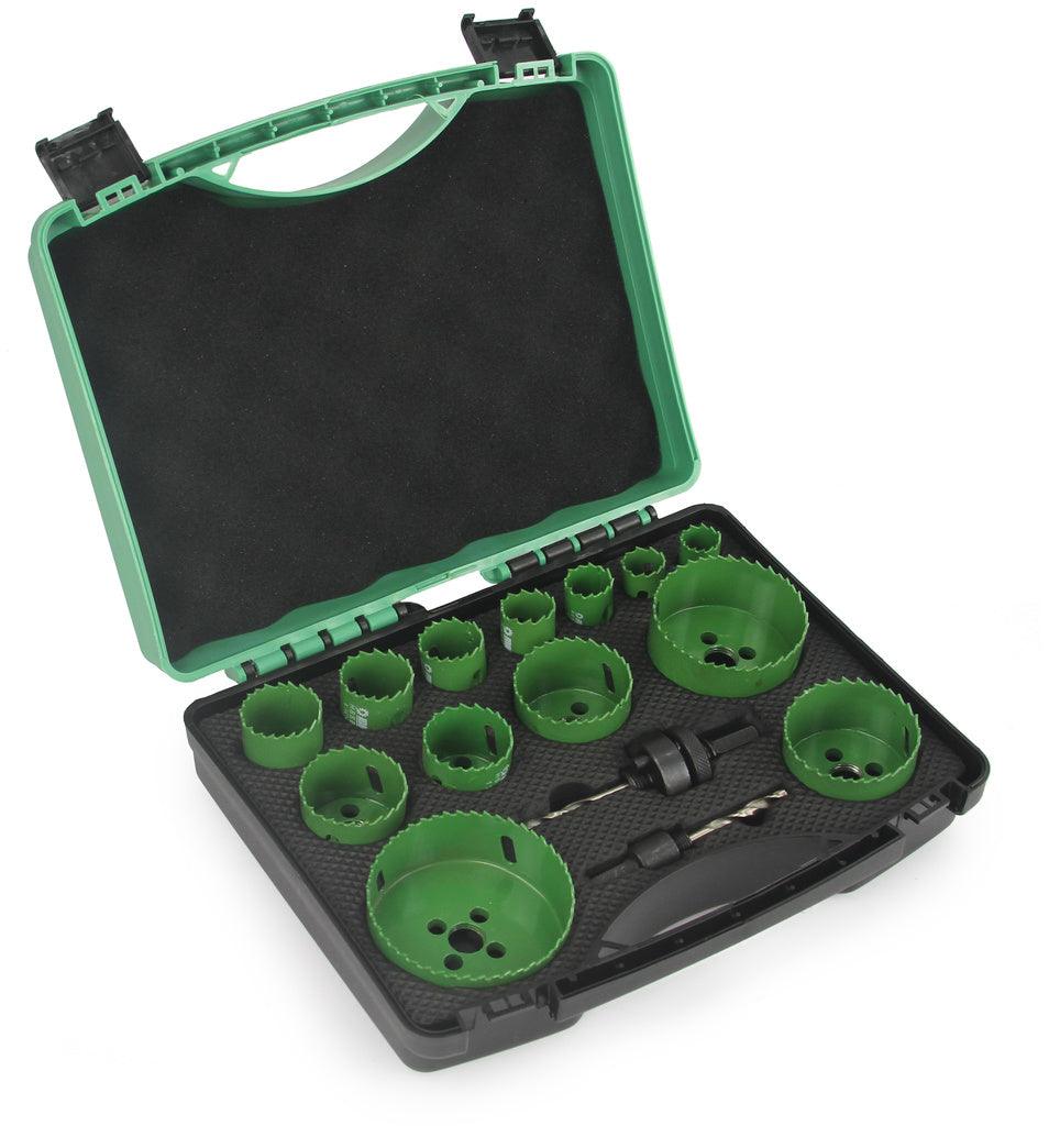 Set trusa carote bimetal Hss 16 piese 19-82mm - Bjc tools