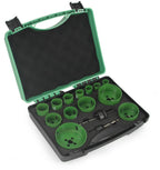 Set trusa carote bimetal Hss 16 piese 19-82mm - Bjc tools