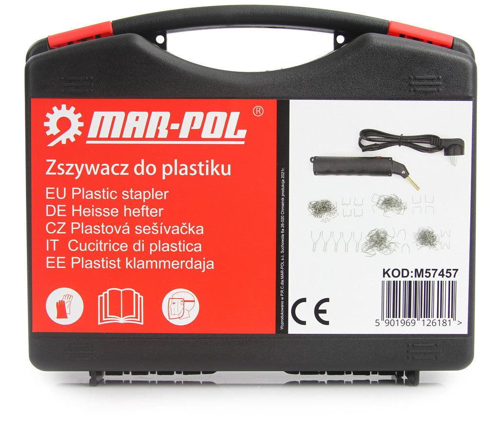 Pistol lipit plastic cu capse, Trusa reparatie piese plastic cu capse - Bjc tools
