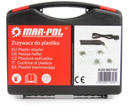 Pistol lipit plastic cu capse, Trusa reparatie piese plastic cu capse - Bjc tools