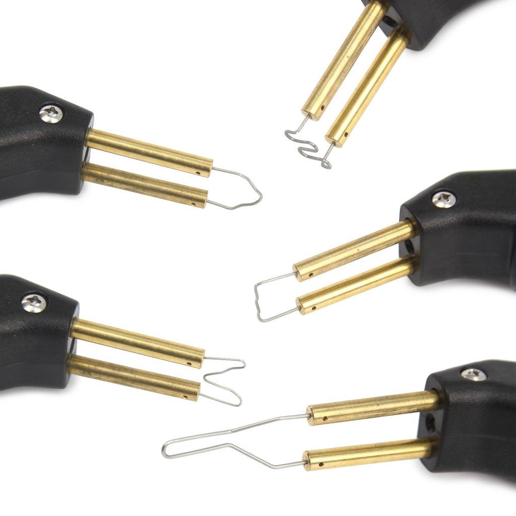 Pistol lipit plastic cu capse, Trusa reparatie piese plastic cu capse - Bjc tools