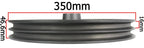 Fulie pompe compresor aer comprimat 35cm - Bjc tools