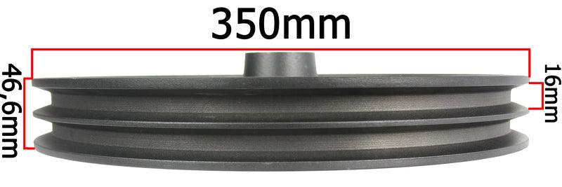 Fulie pompe compresor aer comprimat 35cm - Bjc tools