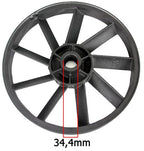 Fulie pompe compresor aer comprimat 35cm - Bjc tools