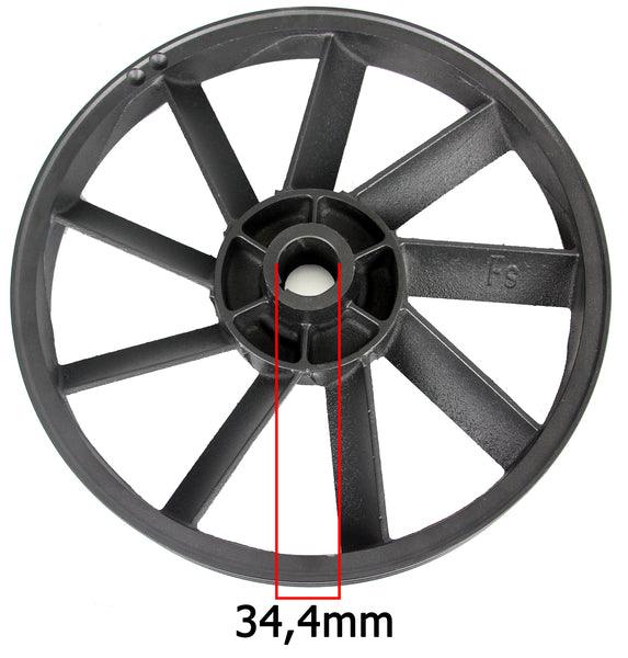 Fulie pompe compresor aer comprimat 35cm - Bjc tools