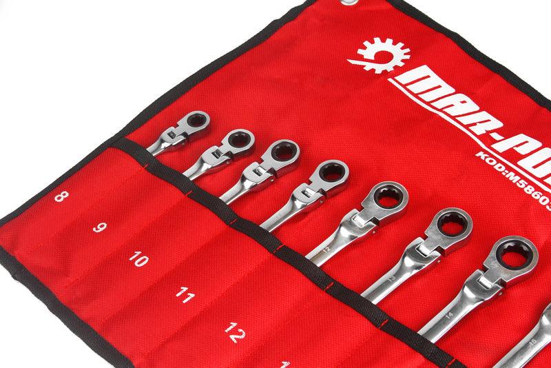 Set chei clichet articulate 12 piese 8-19mm - Bjc tools