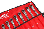 Set chei clichet articulate 12 piese 8-19mm - Bjc tools