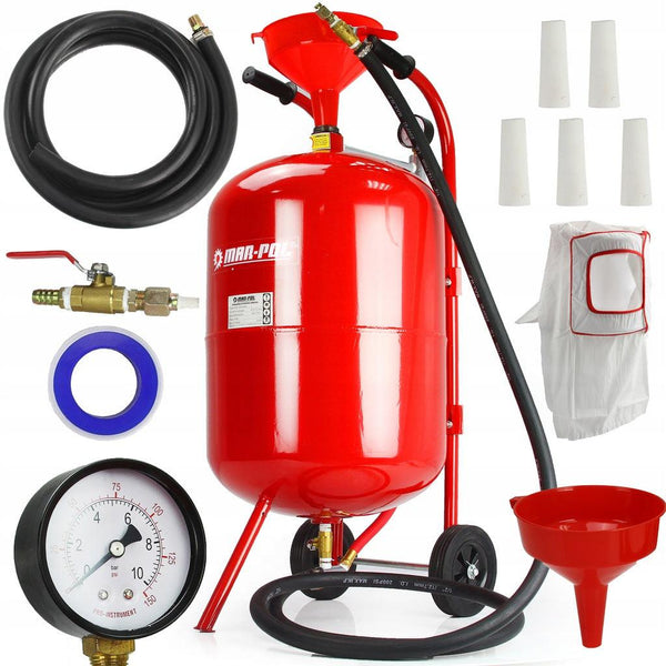 Aparat de sablat 76 Litri cu masca si duze ceramice PROFI - Bjc tools