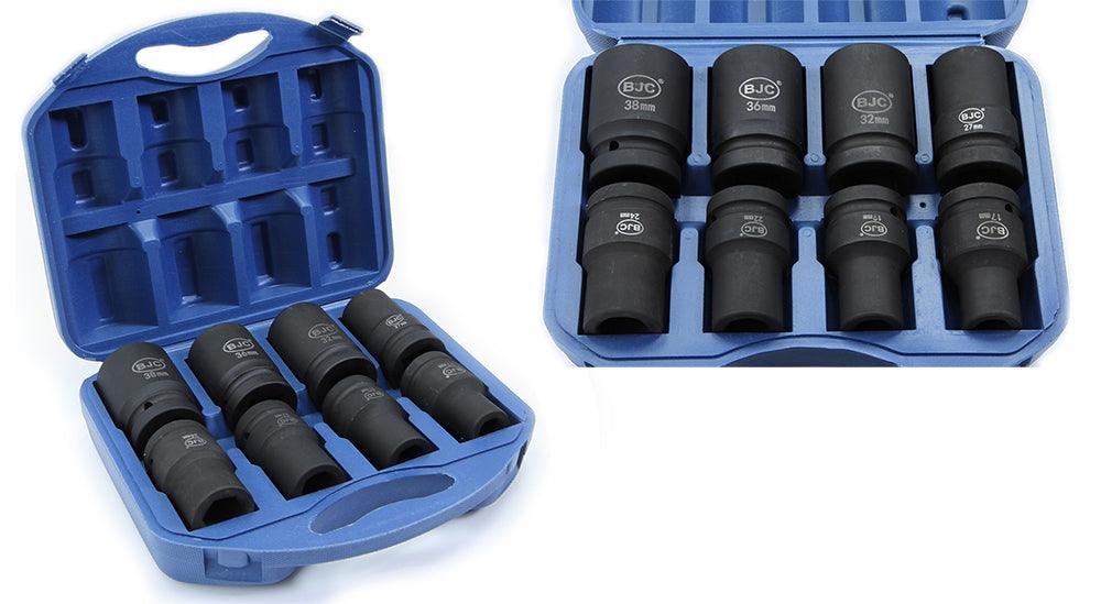 Trusa chei tubulare de impact 8 piese 1 tol - Bjc tools Imagine principală a produsului