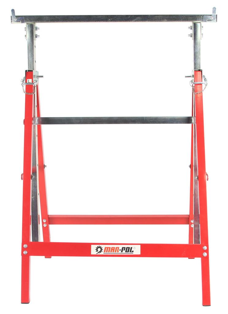 Set capre schela 2 x 150kg , capre sustinere pliabile si telescopice - Bjc tools
