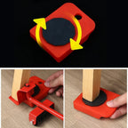 Set roti ridicare mutat si transport mobila 150 kg - Bjc tools