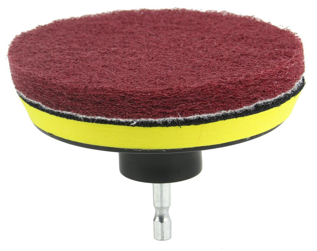 Set perii cu adaptor pentru bormasina si disc velcro - Bjc tools
