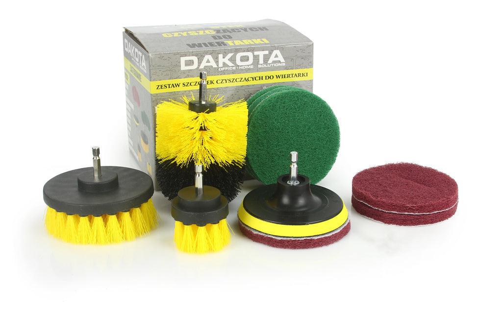 Set perii cu adaptor pentru bormasina si disc velcro - Bjc tools