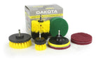 Set perii cu adaptor pentru bormasina si disc velcro - Bjc tools