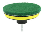 Set perii cu adaptor pentru bormasina si disc velcro - Bjc tools