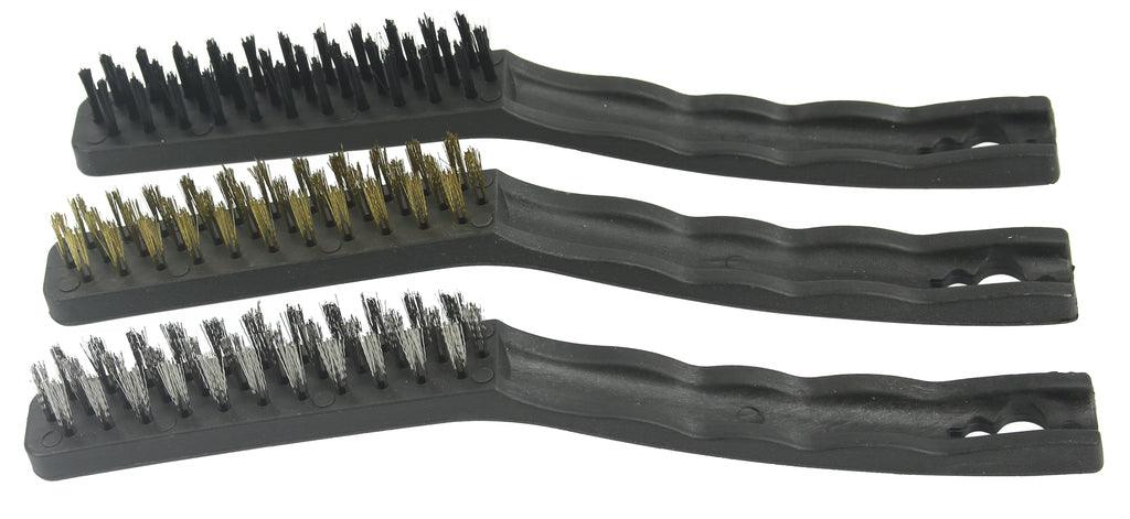 Set perie sarma 3 piese otel nylon si alama 21cm - Bjc tools