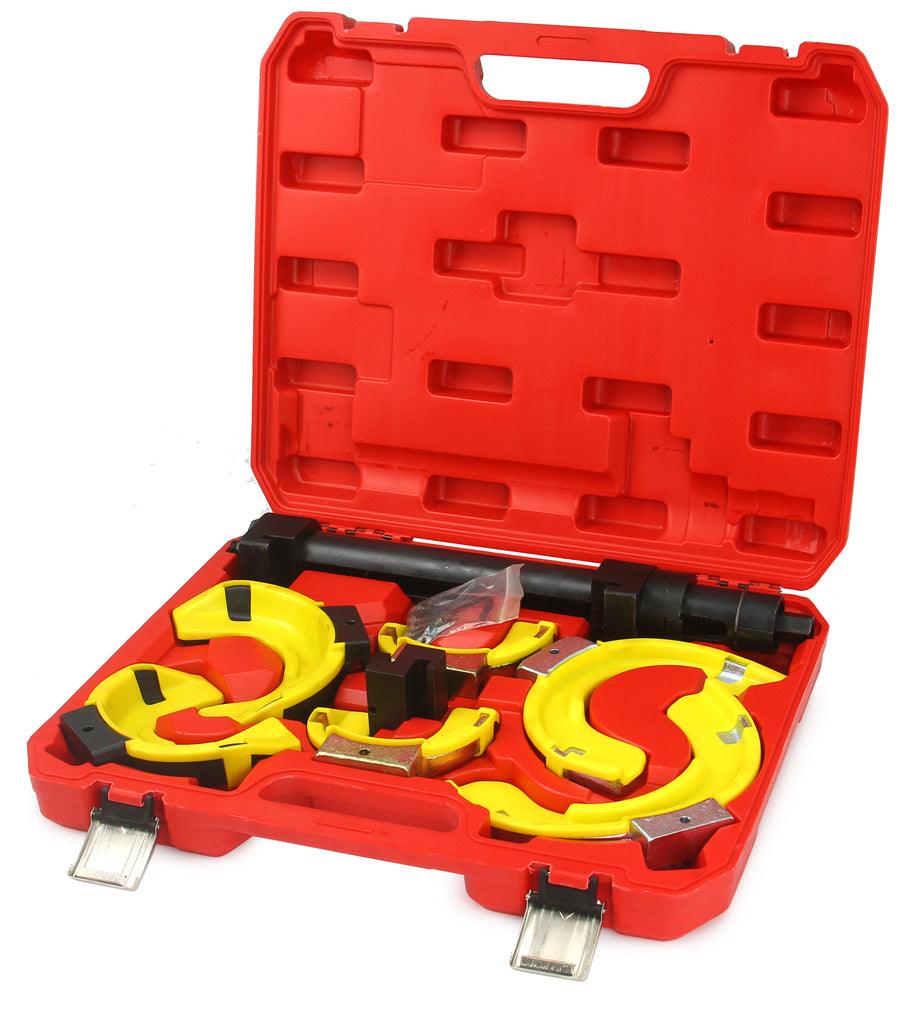 Presa arcuri amortizoare auto cu 3 perechi de talere - Bjc tools