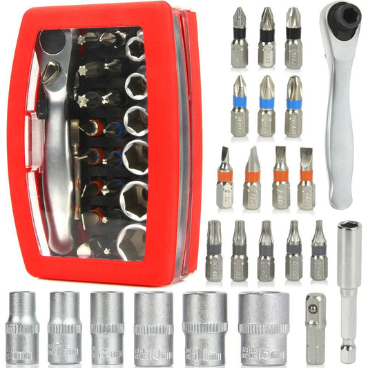 Set biti tubulare si clichet 1/4 - Bjc tools