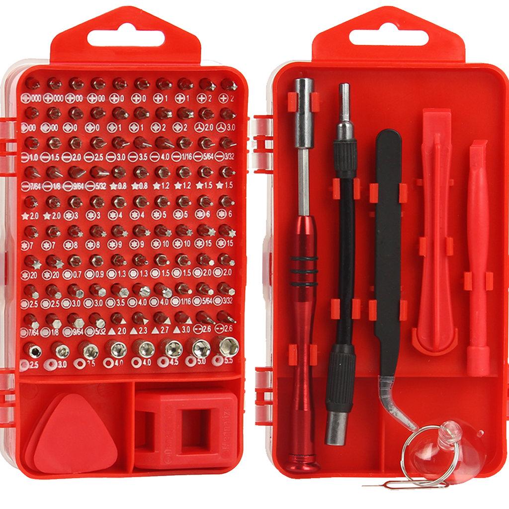 Set surubelnite de precizie 110 piese pentru telefoane laptop - Bjc tools Imagine principală a produsului