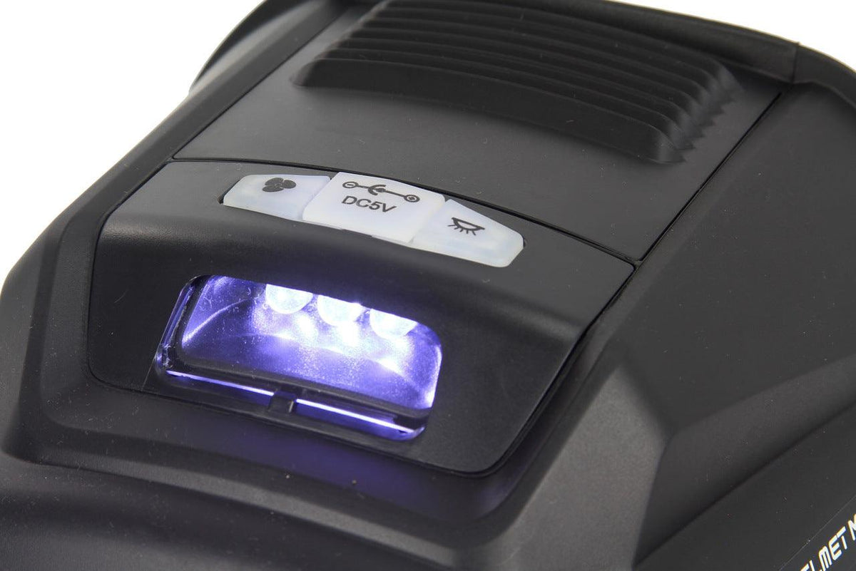 Masca sudura automata Profesională cu ventilator lanterna si vizor mare - Bjc tools