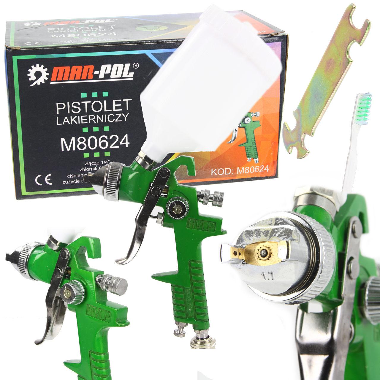 Pistol de vopsit HVLP duza 1.7 cana 600 ml - Bjc tools Imagine principală a produsului