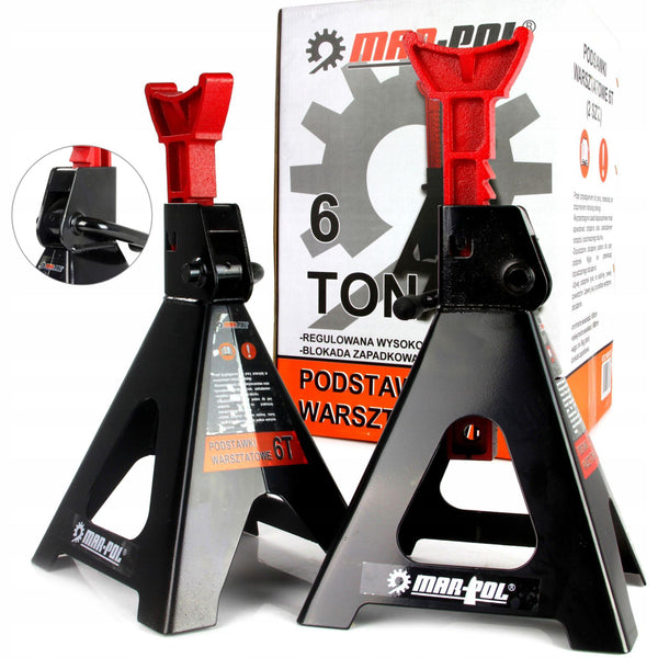 Set capre auto 6 tone. Set suporti susținere auto. - Bjc tools