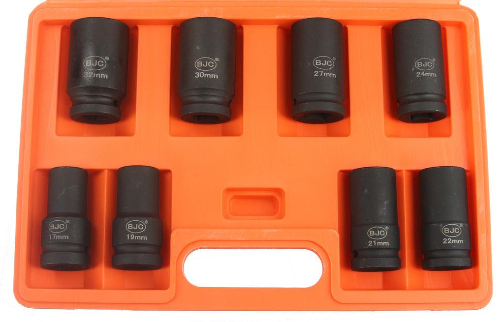 Trusa chei tubulare de impact 3/4 8 piese Profi 17-32mm - Bjc tools