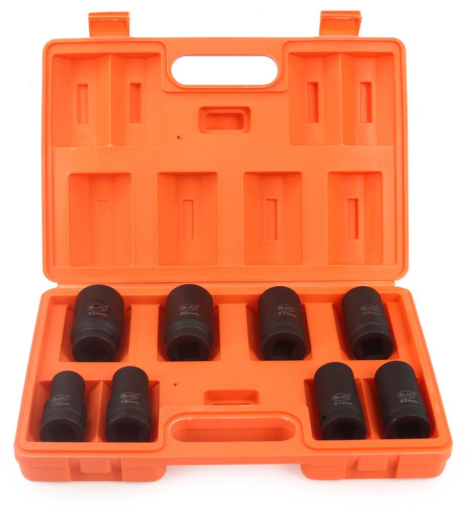 Trusa chei tubulare de impact 3/4 8 piese Profi 17-32mm - Bjc tools