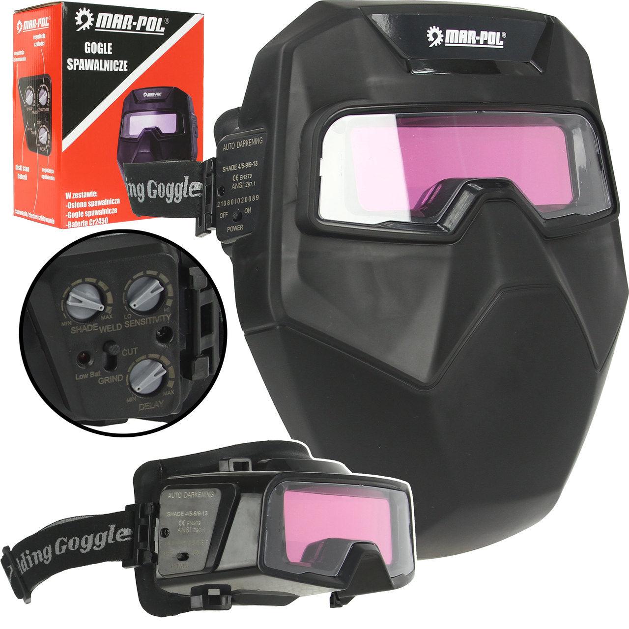Ochelari automati cu masca de protectie de sudura Profesional - Bjc tools Imagine principală a produsului
