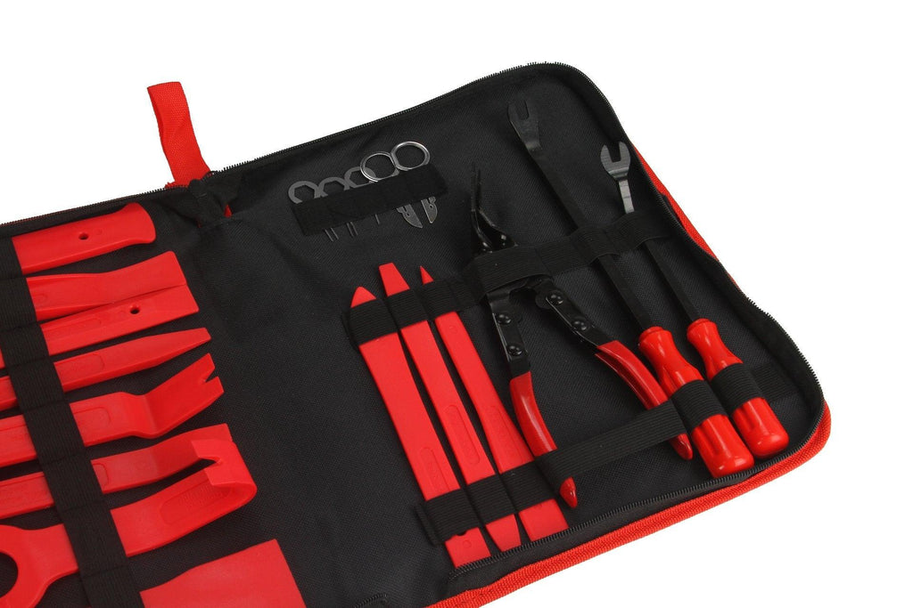 Kit trusa demontare radio cleme bumbi elemente tapiterie auto - Bjc tools