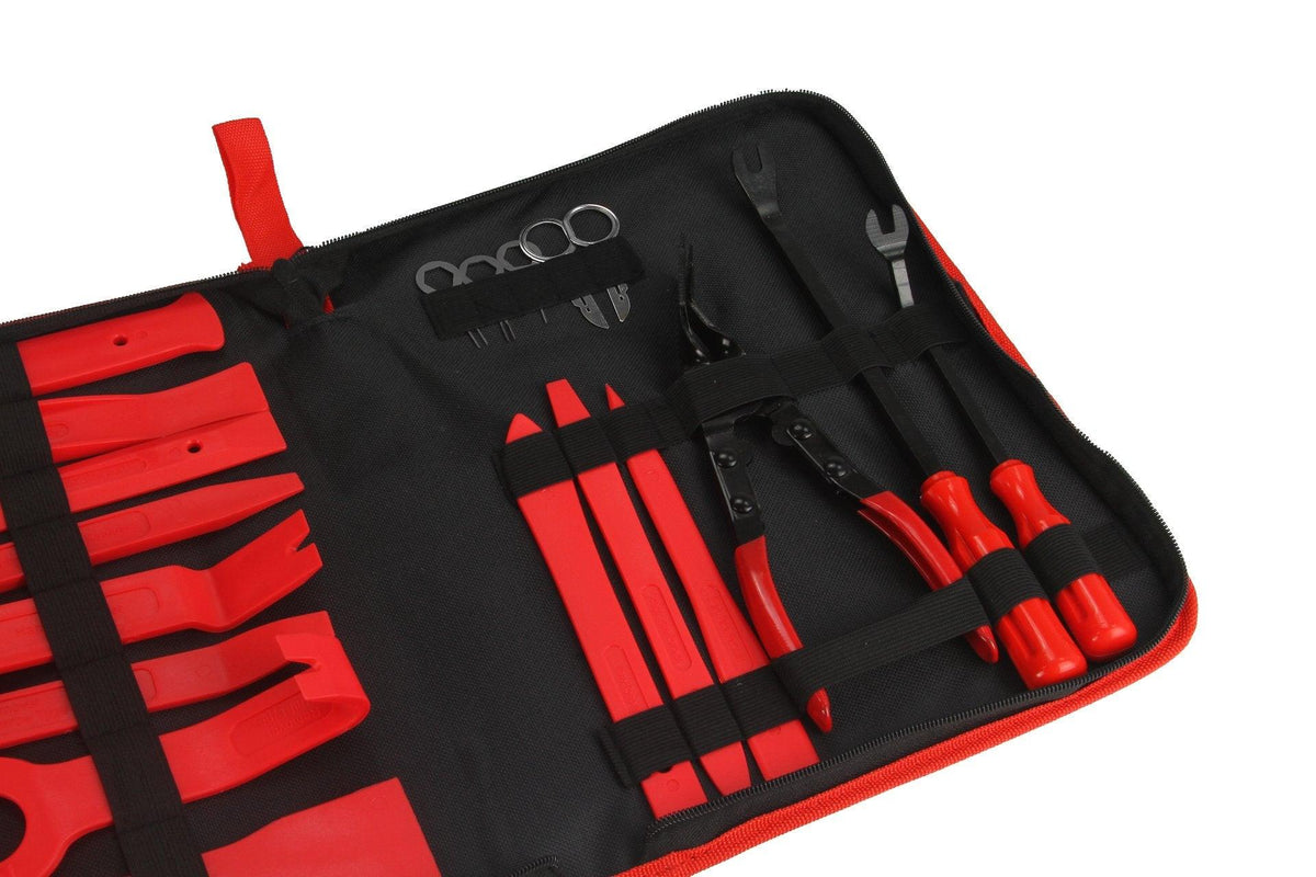 Kit trusa demontare radio cleme bumbi elemente tapiterie auto - Bjc tools
