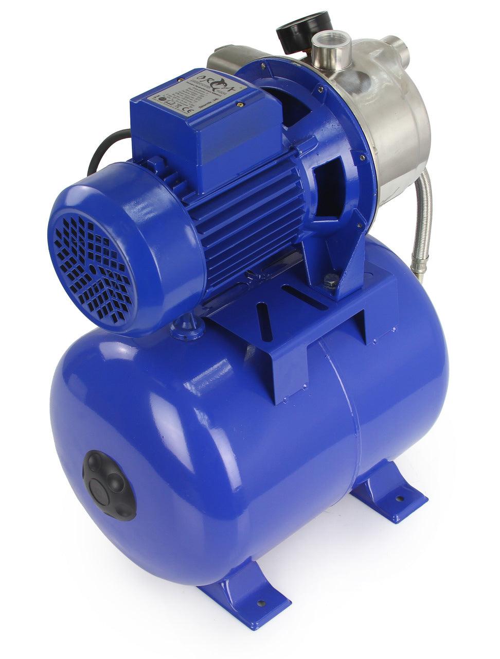Hidrofor 50 litri butelie otel inox , hidrofor cu pompa de apa 1500w 5.5 bari - Bjc tools
