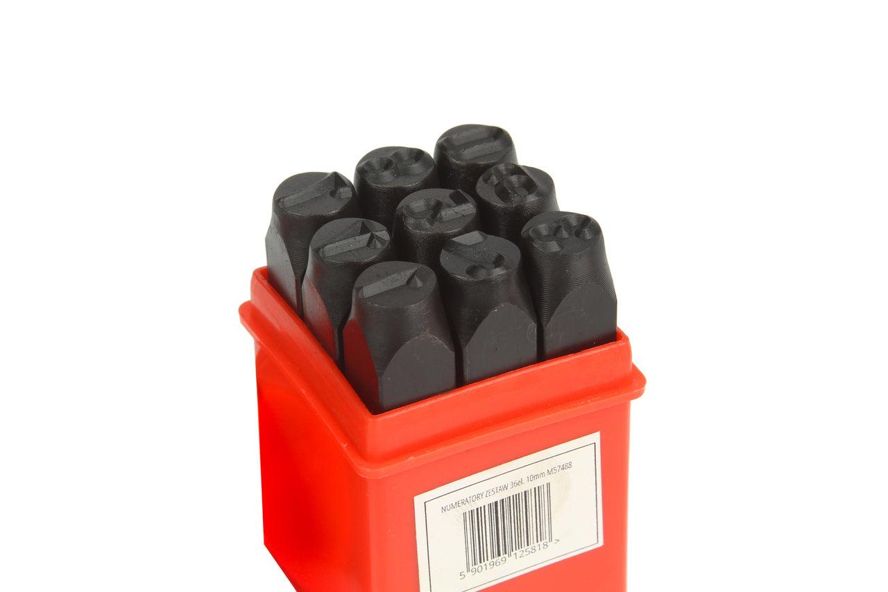 Set pansoane litere si cifre 36 piese din otel carbon ranforsat10mm Imagine secundară a produsului