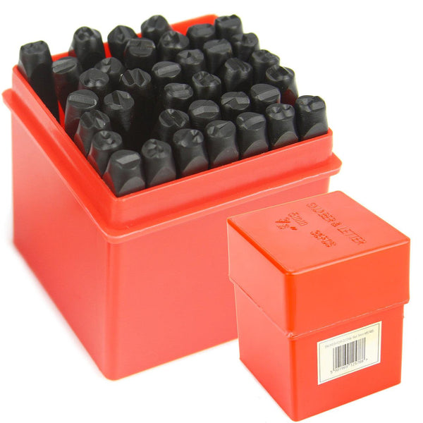 Set pansoane cifre si litere 36 piese 5mm din otel carbon ranforsat - Bjc tools