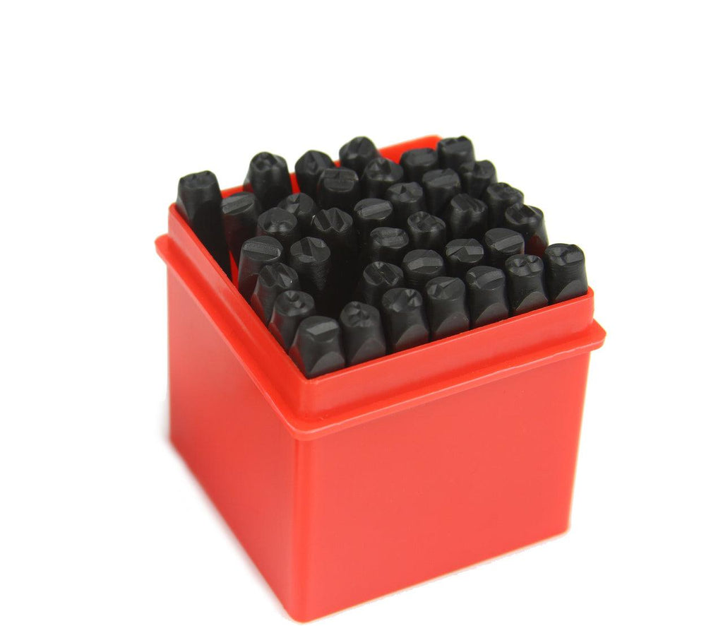 Set pansoane cifre si litere 36 piese 5mm din otel carbon ranforsat - Bjc tools