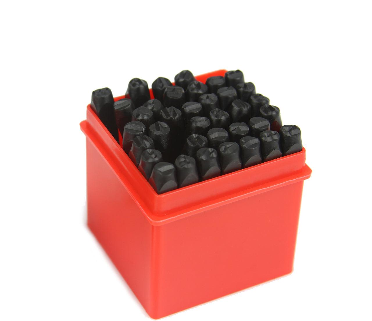 Set pansoane cifre si litere 36 piese 5mm din otel carbon ranforsat - Bjc tools