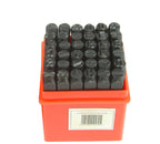 Set pansoane litere si cifre 36 piese 6mm otel carbon - Bjc tools