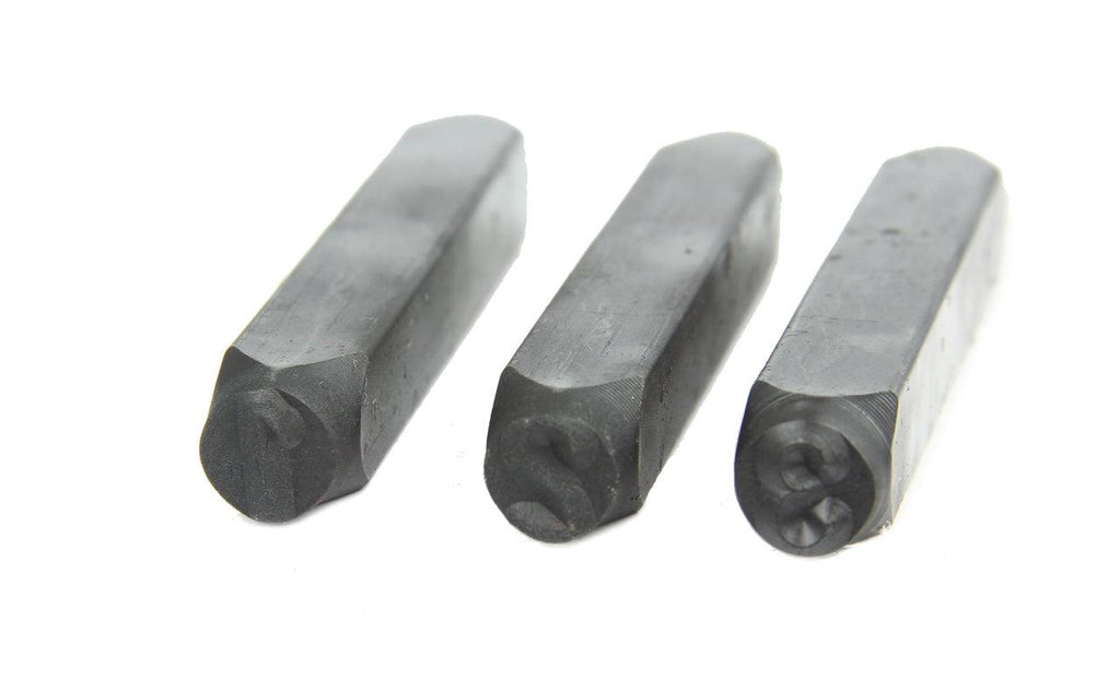 Set pansoane litere si cifre 36 piese 6mm otel carbon - Bjc tools