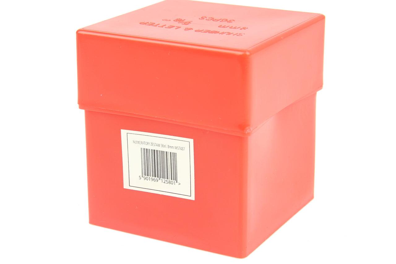 Set pansoane cifre si litere 36 piese 8 mm - Bjc tools