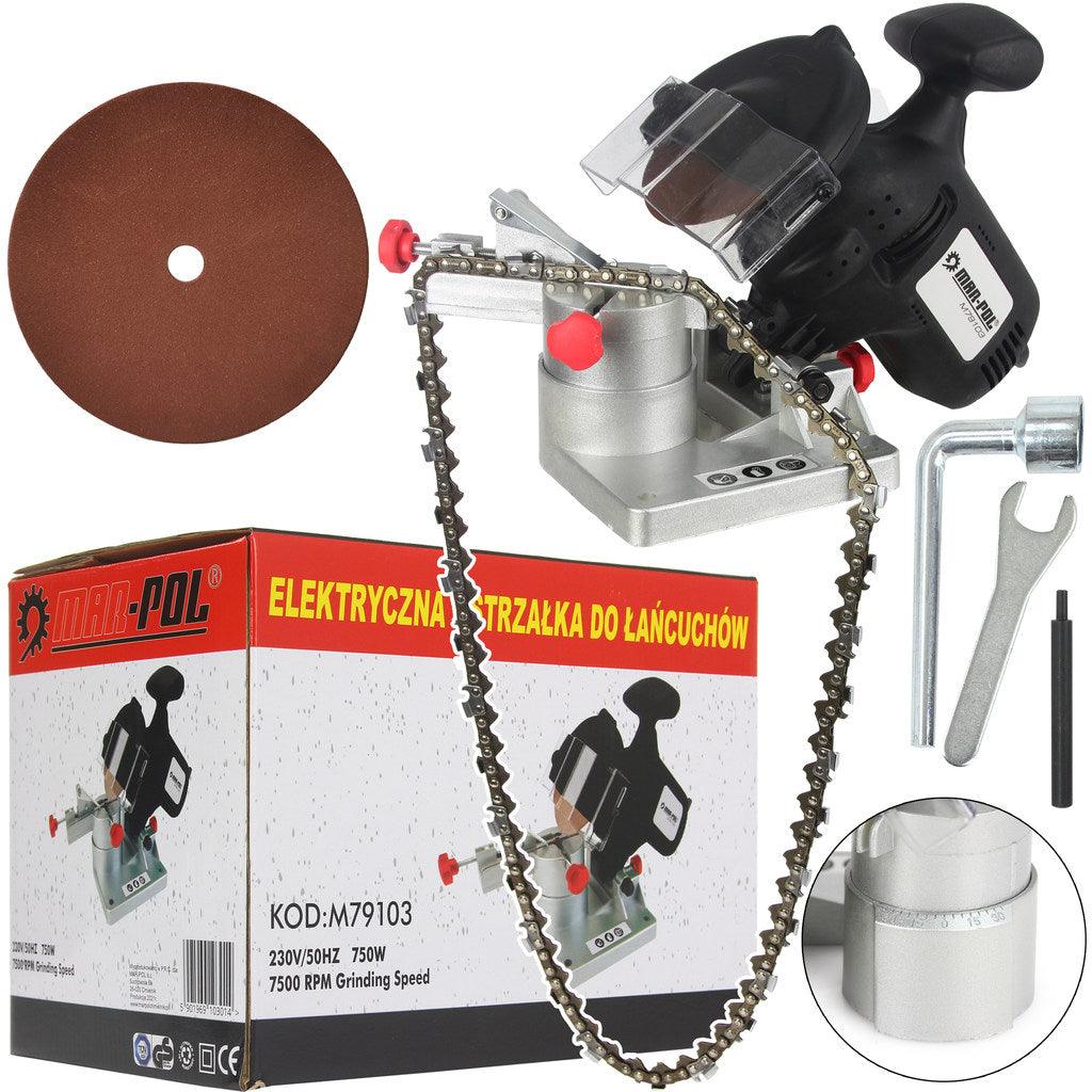 Dispozitiv de ascutit lant 75w, ascutitor lanturi cu disc 100mm - Bjc tools