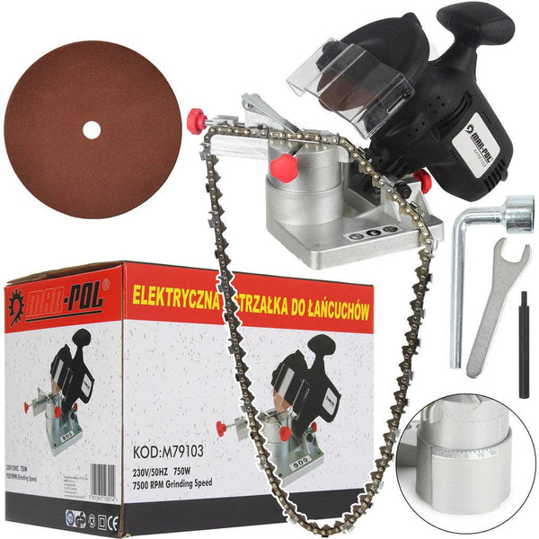 Dispozitiv de ascutit lant 75w, ascutitor lanturi cu disc 100mm - Bjc tools